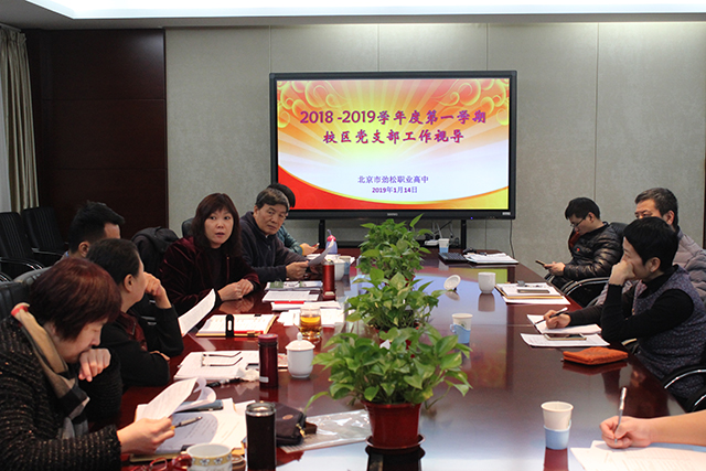 党建促校建，合力谱新篇——劲松职业高中党总支开展校区党支部工作专项视导