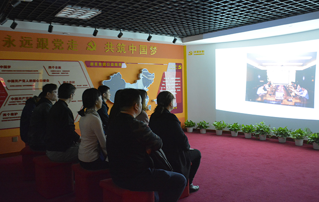 参观党建工作标杆  学习经验促学校发展——劲松职高双龙支部赴潮星集团参观学习党建工作