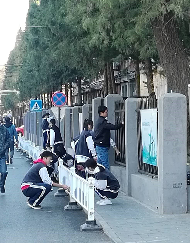 青春献祖国，志愿我先行——劲松职高新源里党支部举办雷锋活动月活动