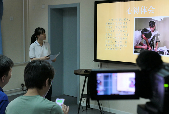 融合聚力 初放华彩 ——劲松职高数字影像技术专业举办高一年级以赛代考成果展示会
