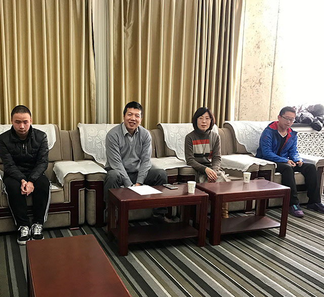校企合作、工学交替、协同发展——实习就业创业指导中心老师与永乐实训基地学生座谈