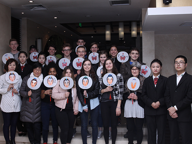 美国Lancaster Country Day School学校到我校参观学习