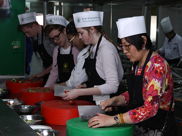 美国Lancaster Country Day School学校到我校参观学习