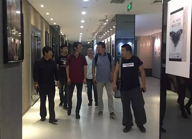 劲松职高数字影像技术专业教师调研中信国安新桥影视制作基地