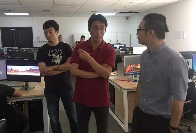 劲松职高数字影像技术专业教师调研中信国安新桥影视制作基地