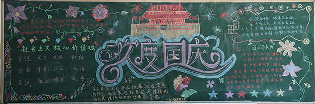 我心中的“社会主义核心价值观”——劲松职高新源里校区举办板报评比活动