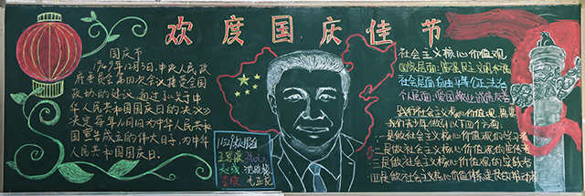 我心中的“社会主义核心价值观”——劲松职高新源里校区举办板报评比活动